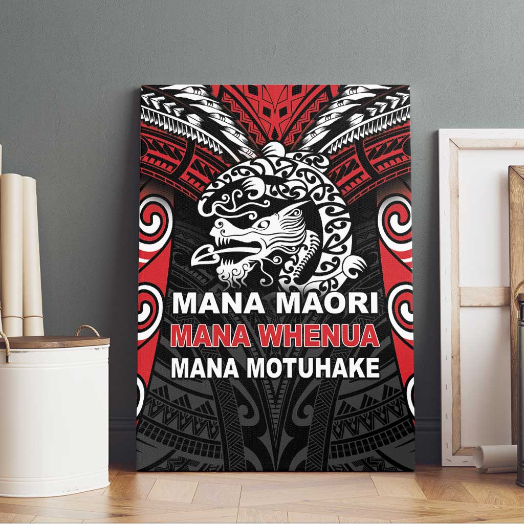 Aotearoa Mana Maori Canvas Wall Art Toitu Te Tiriti LT05 - Polynesian Pride