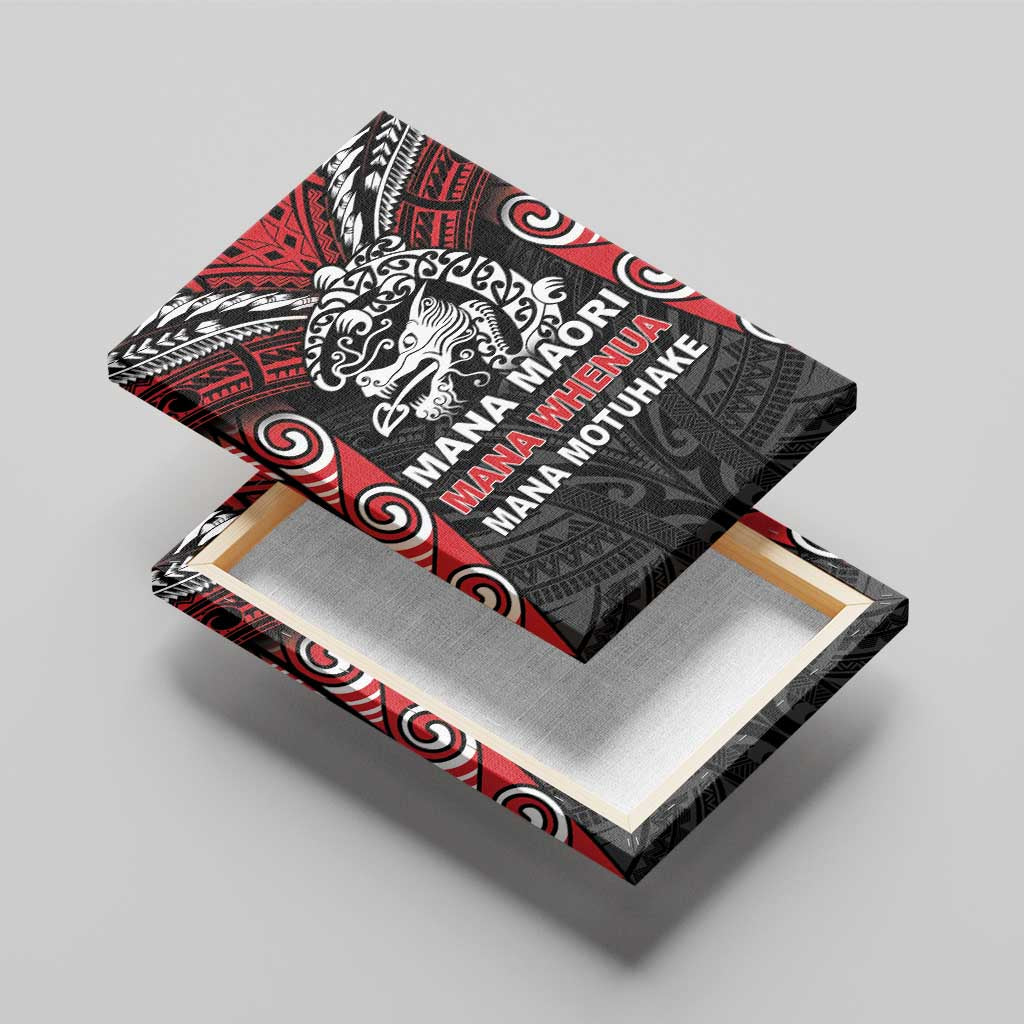 Aotearoa Mana Maori Canvas Wall Art Toitu Te Tiriti LT05 - Polynesian Pride