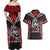 Aotearoa Mana Maori Couples Matching Off Shoulder Maxi Dress and Hawaiian Shirt Toitu Te Tiriti