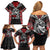 Aotearoa Mana Maori Family Matching Off Shoulder Short Dress and Hawaiian Shirt Toitu Te Tiriti