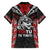 Aotearoa Mana Maori Family Matching Off Shoulder Short Dress and Hawaiian Shirt Toitu Te Tiriti