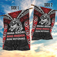 Aotearoa Mana Maori Garden Flag Toitu Te Tiriti LT05 - Polynesian Pride