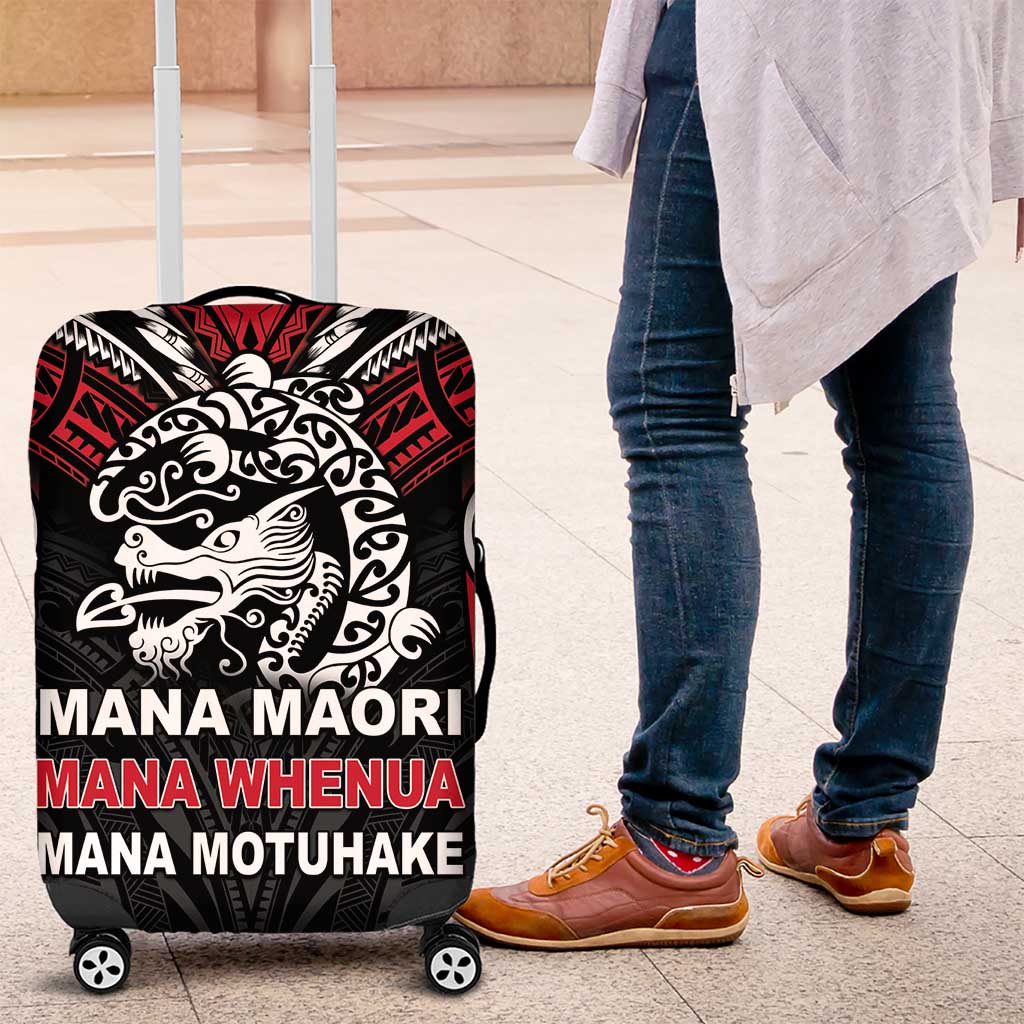 Aotearoa Mana Maori Luggage Cover Toitu Te Tiriti