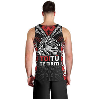 Aotearoa Mana Maori Men Tank Top Toitu Te Tiriti LT05 - Polynesian Pride