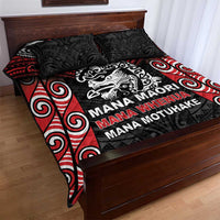 Aotearoa Mana Maori Quilt Bed Set Toitu Te Tiriti LT05 - Polynesian Pride