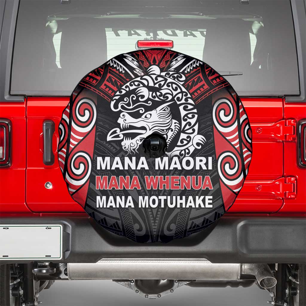 Aotearoa Mana Maori Spare Tire Cover Toitu Te Tiriti LT05 - Polynesian Pride