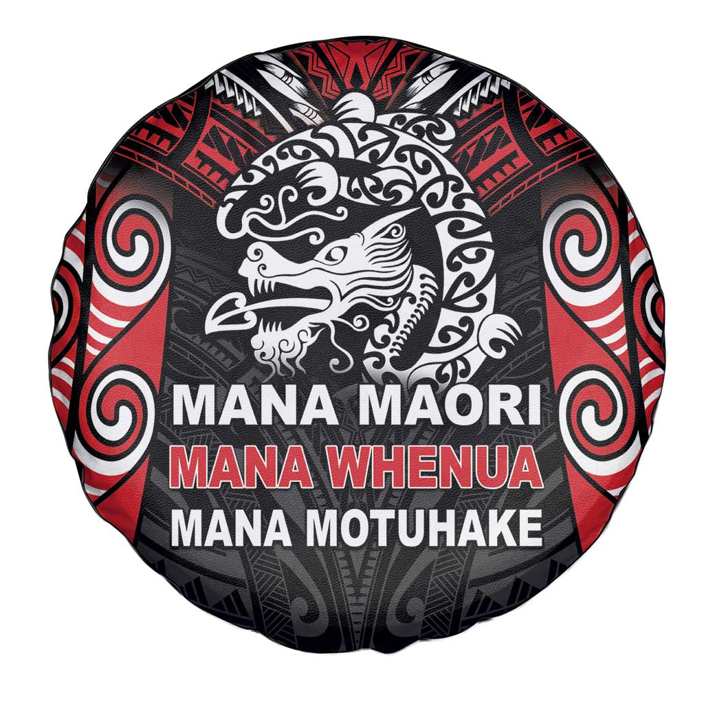 Aotearoa Mana Maori Spare Tire Cover Toitu Te Tiriti LT05 - Polynesian Pride