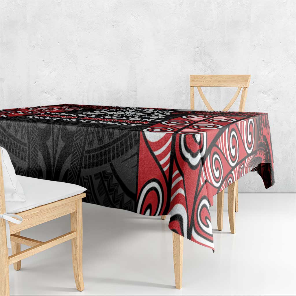 Aotearoa Mana Maori Tablecloth Toitu Te Tiriti LT05 - Polynesian Pride