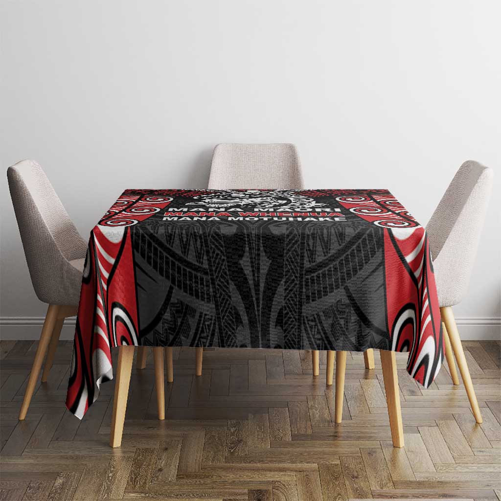 Aotearoa Mana Maori Tablecloth Toitu Te Tiriti LT05 - Polynesian Pride