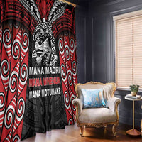 Aotearoa Mana Maori Window Curtain Toitu Te Tiriti LT05 - Polynesian Pride