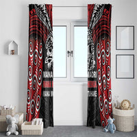 Aotearoa Mana Maori Window Curtain Toitu Te Tiriti LT05 - Polynesian Pride