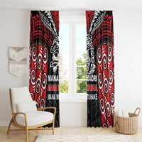 Aotearoa Mana Maori Window Curtain Toitu Te Tiriti LT05 - Polynesian Pride