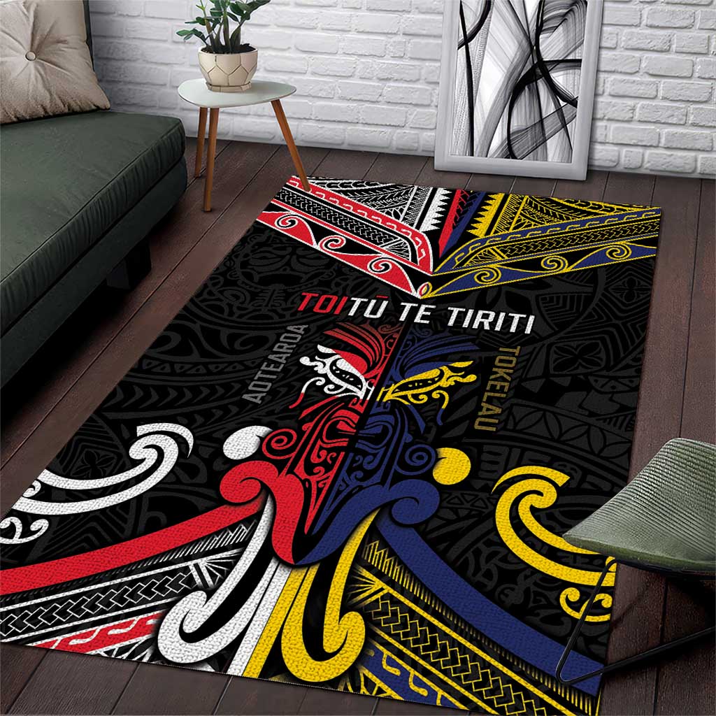 Tokelau And Aotearoa Area Rug Together For Te Tiriti O Waitangi