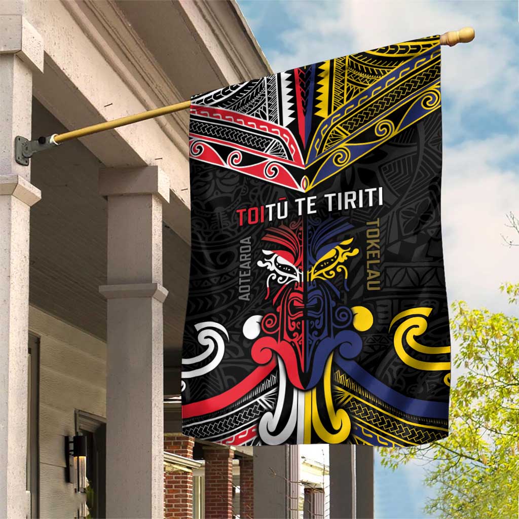 Tokelau And Aotearoa Garden Flag Together For Te Tiriti O Waitangi