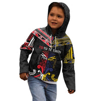 Tokelau And Aotearoa Kid Hoodie Together For Te Tiriti O Waitangi