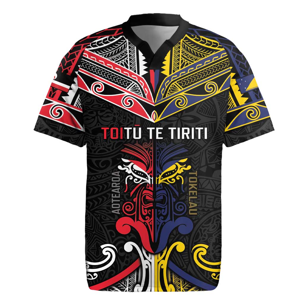 Tokelau And Aotearoa Rugby Jersey Together For Te Tiriti O Waitangi