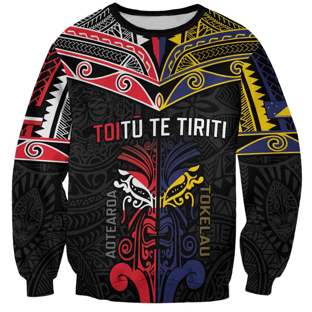 Tokelau And Aotearoa Sweatshirt Together For Te Tiriti O Waitangi