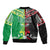 Cook Islands And Aotearoa Bomber Jacket Together For Te Tiriti O Waitangi