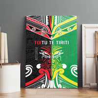 Cook Islands And Aotearoa Canvas Wall Art Together For Te Tiriti O Waitangi LT05 - Polynesian Pride