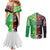 Cook Islands And Aotearoa Couples Matching Mermaid Dress and Long Sleeve Button Shirt Together For Te Tiriti O Waitangi