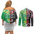 Cook Islands And Aotearoa Couples Matching Off Shoulder Short Dress and Long Sleeve Button Shirt Together For Te Tiriti O Waitangi