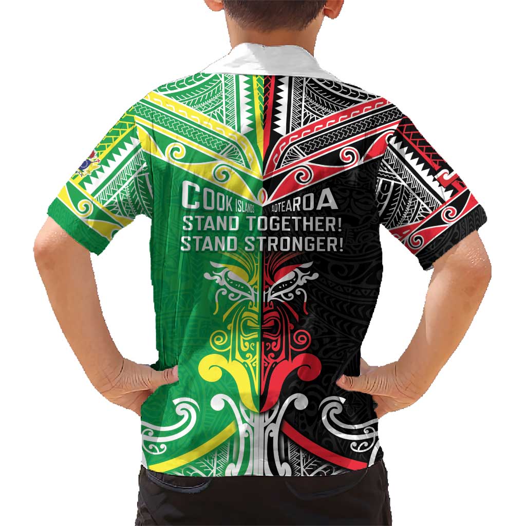 Cook Islands And Aotearoa Hawaiian Shirt Together For Te Tiriti O Waitangi LT05 - Polynesian Pride