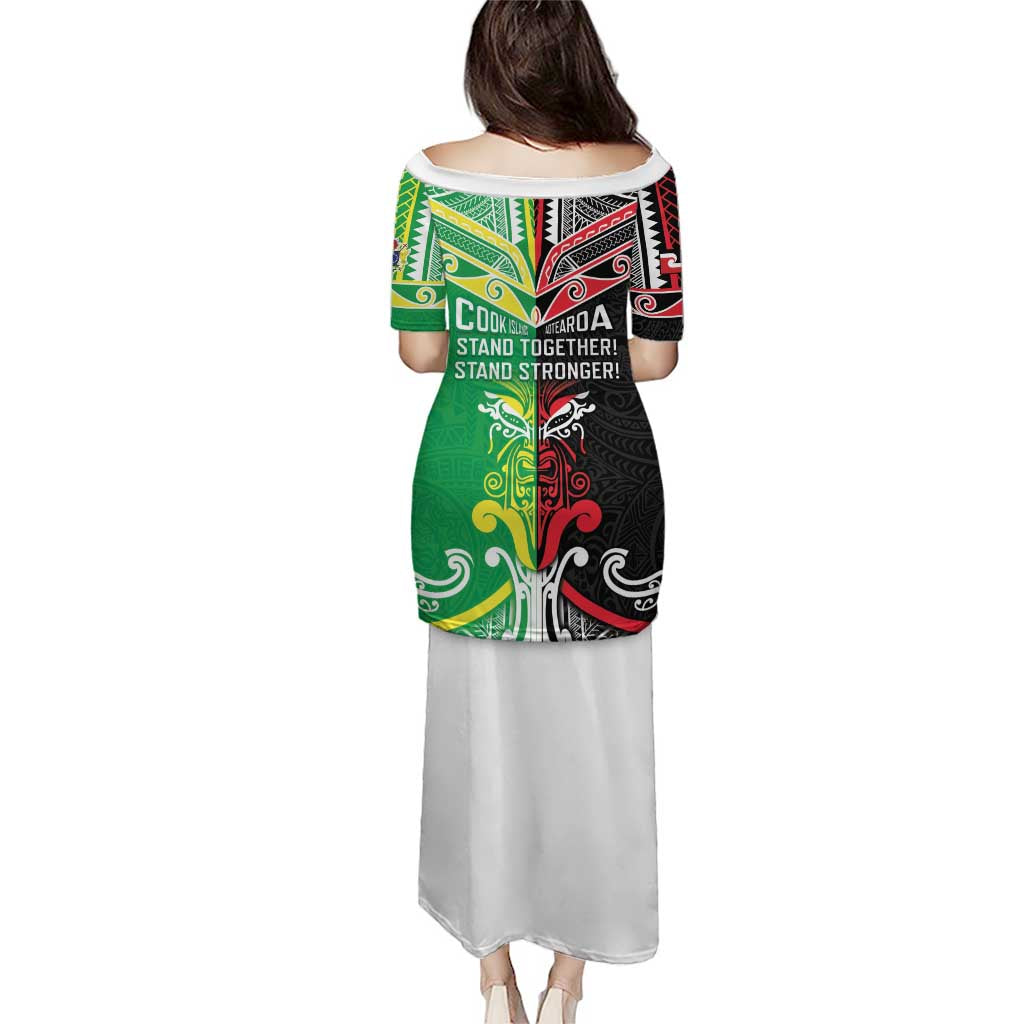 Cook Islands And Aotearoa Puletasi Together For Te Tiriti O Waitangi LT05 - Polynesian Pride