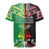 Cook Islands And Aotearoa Rugby Jersey Together For Te Tiriti O Waitangi LT05 - Polynesian Pride