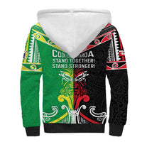 Cook Islands And Aotearoa Sherpa Hoodie Together For Te Tiriti O Waitangi LT05 - Polynesian Pride