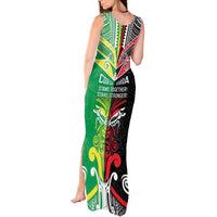 Cook Islands And Aotearoa Tank Maxi Dress Together For Te Tiriti O Waitangi LT05 - Polynesian Pride