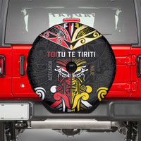 Niue And Aotearoa Spare Tire Cover Together For Te Tiriti O Waitangi LT05 - Polynesian Pride