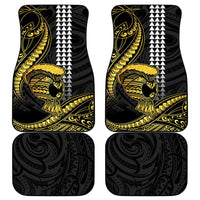 Hawaii Ikaika Warrior Helmet Car Mats Gold Style
