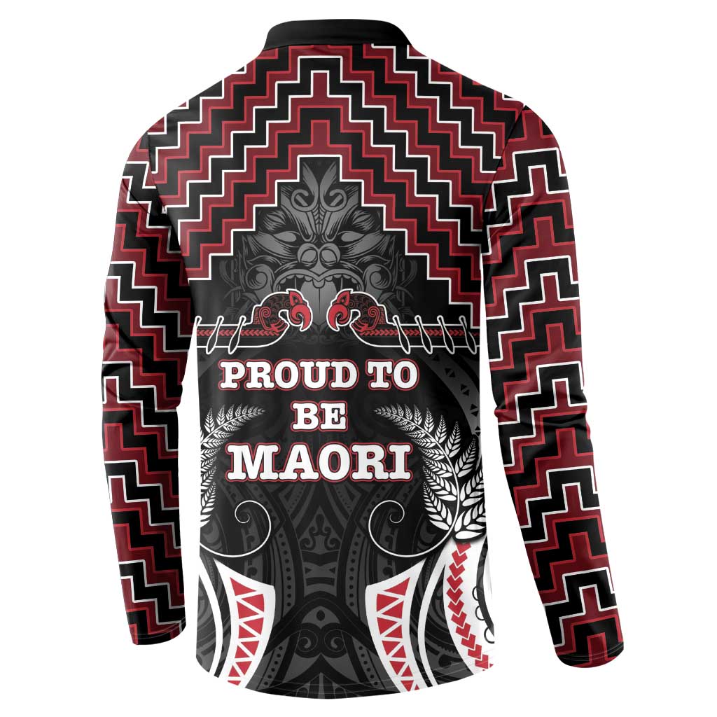 Aotearoa Button Sweatshirt Proud To Be Maori LT05 - Polynesian Pride