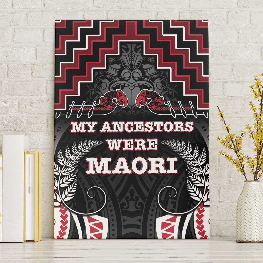 Aotearoa Canvas Wall Art Proud To Be Maori LT05 Without Frame Red - Polynesian Pride