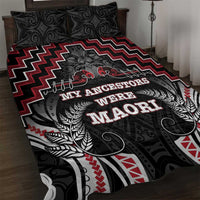 Aotearoa Quilt Bed Set Proud To Be Maori LT05 Red - Polynesian Pride