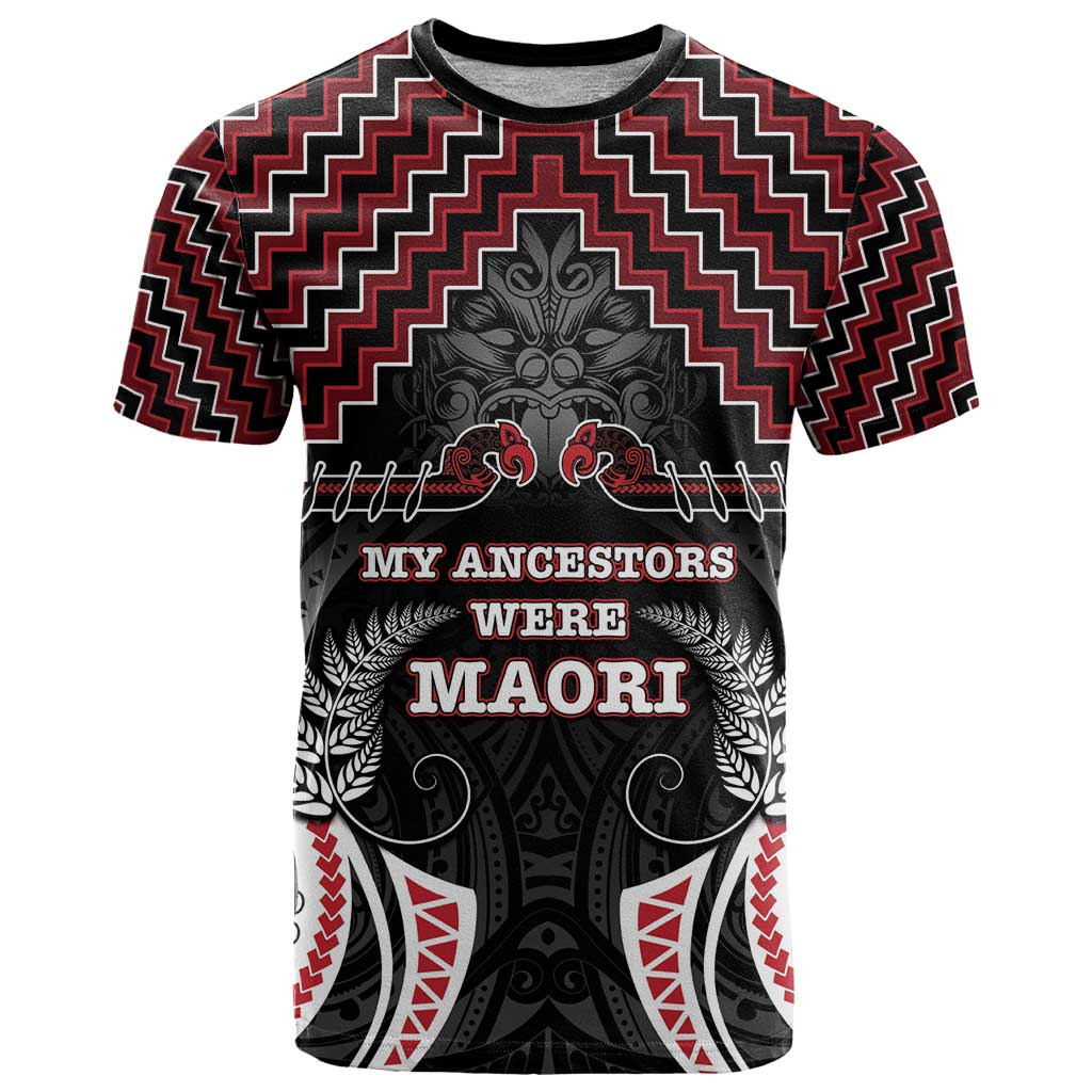 Aotearoa T Shirt Proud To Be Maori LT05 Red - Polynesian Pride
