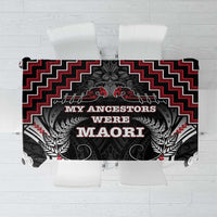 Aotearoa Tablecloth Proud To Be Maori LT05 Red - Polynesian Pride