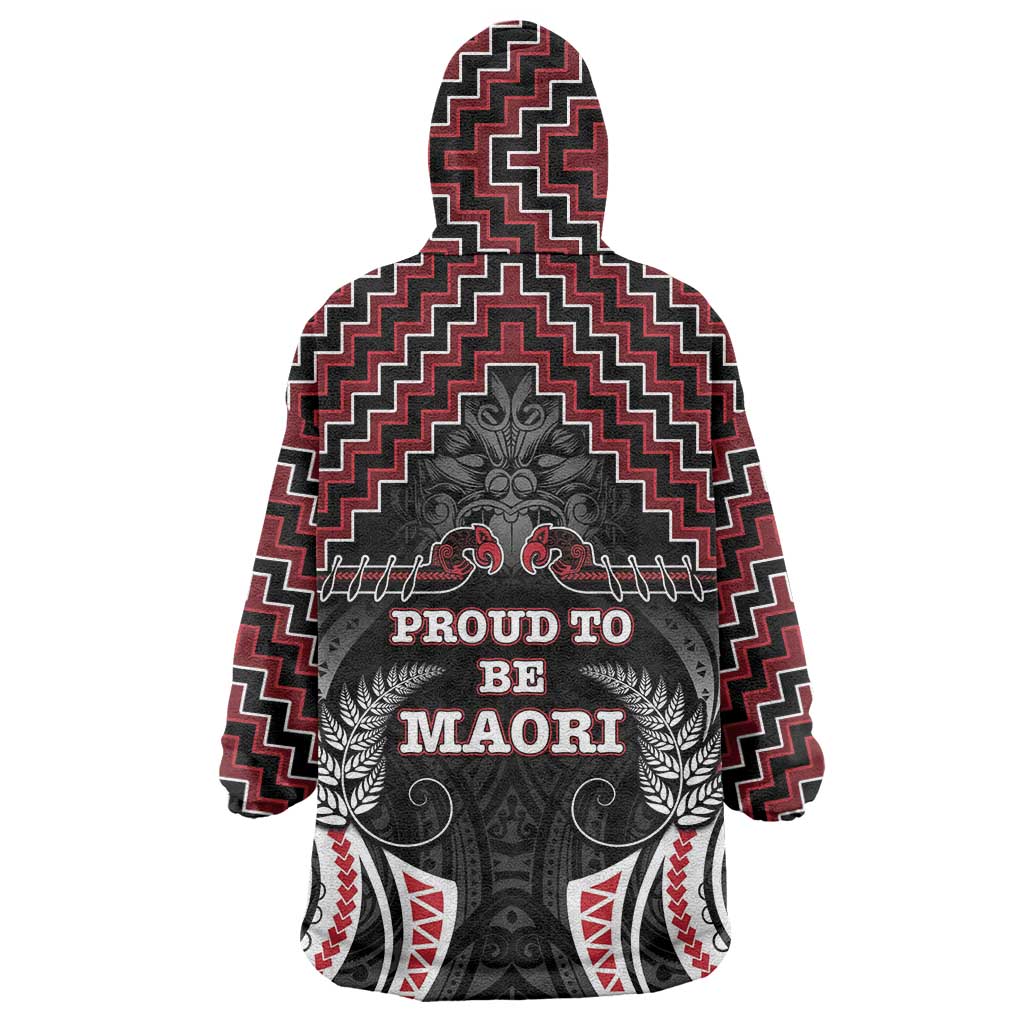 Aotearoa Wearable Blanket Hoodie Proud To Be Maori LT05 - Polynesian Pride