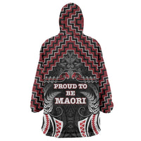 Aotearoa Wearable Blanket Hoodie Proud To Be Maori LT05 - Polynesian Pride