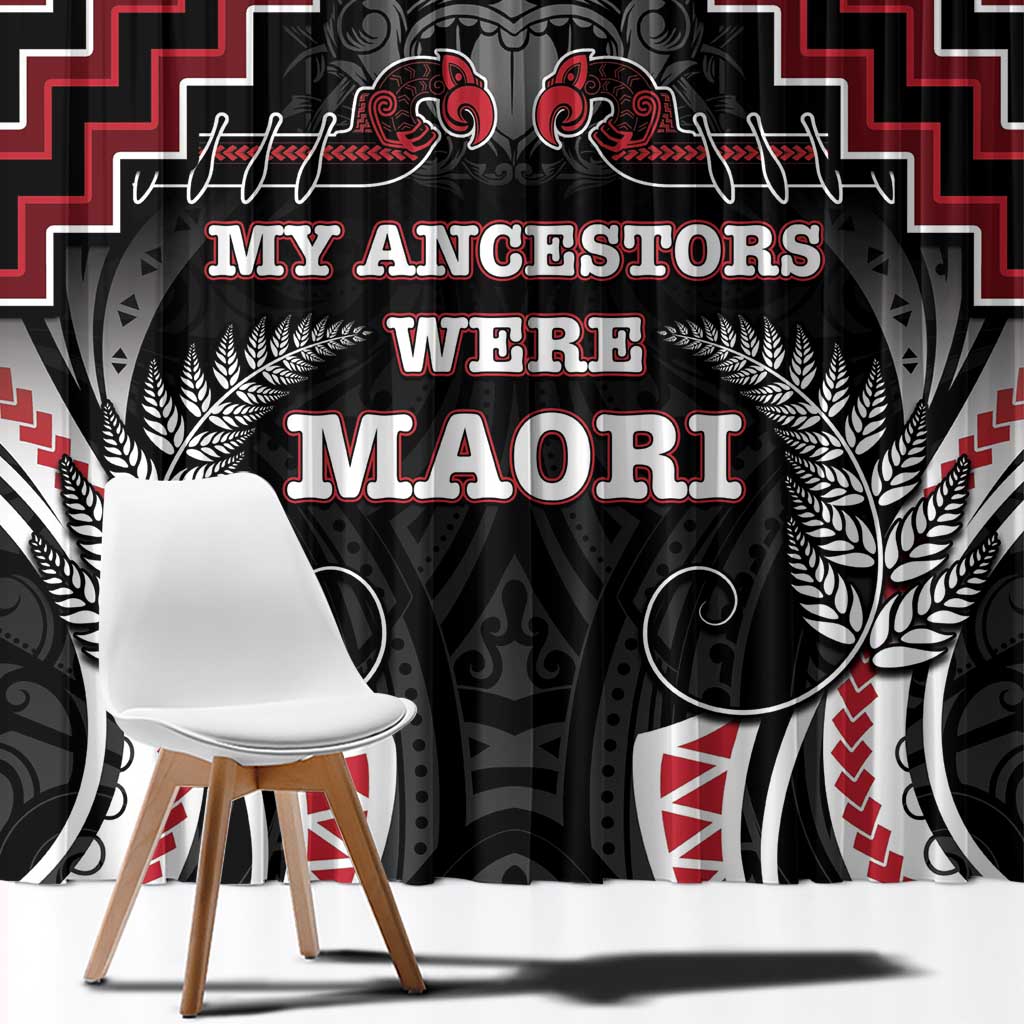 Aotearoa Window Curtain Proud To Be Maori LT05 - Polynesian Pride