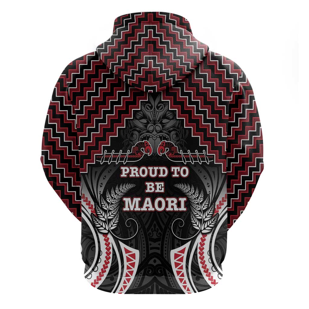 Aotearoa Zip Hoodie Proud To Be Maori