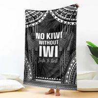 Aotearoa Toitu Te Tiriti Blanket No Kiwi Without Iwi LT05 - Polynesian Pride