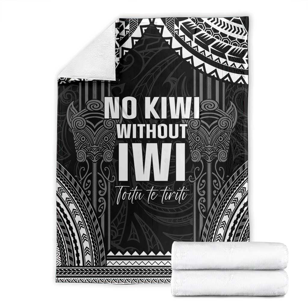Aotearoa Toitu Te Tiriti Blanket No Kiwi Without Iwi LT05 - Polynesian Pride