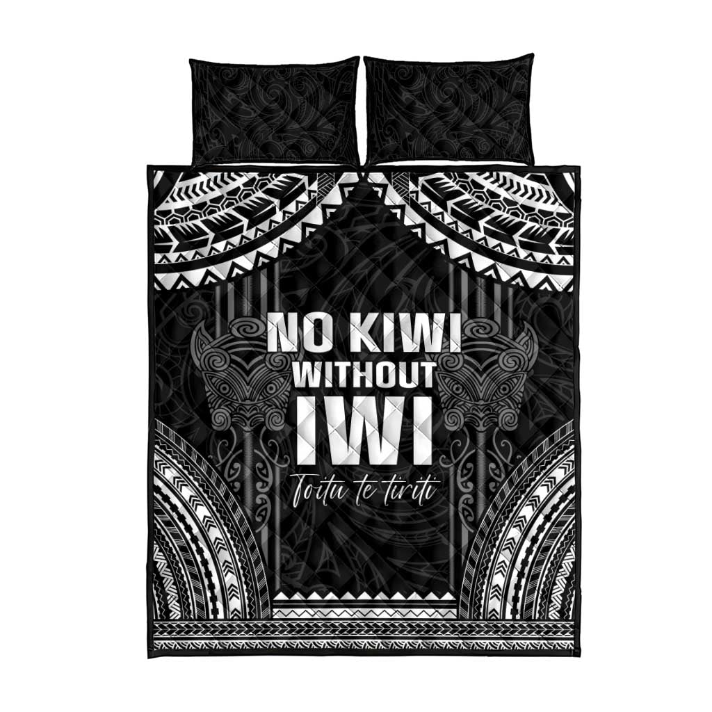 Aotearoa Toitu Te Tiriti Quilt Bed Set No Kiwi Without Iwi LT05 - Polynesian Pride
