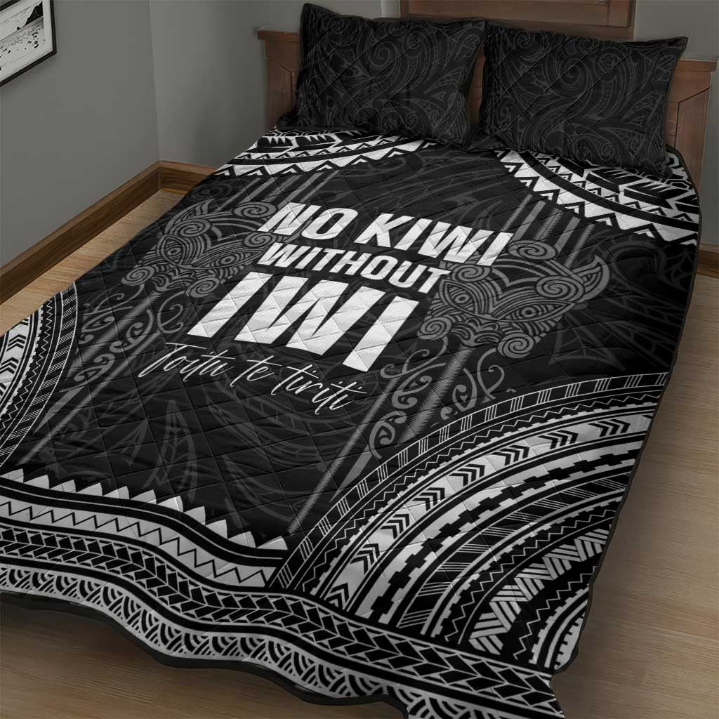 Aotearoa Toitu Te Tiriti Quilt Bed Set No Kiwi Without Iwi LT05 - Polynesian Pride