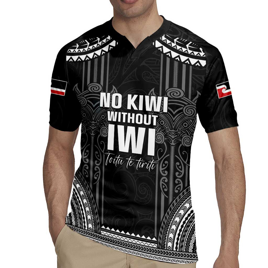 Aotearoa Toitu Te Tiriti Rugby Jersey No Kiwi Without Iwi LT05 - Polynesian Pride