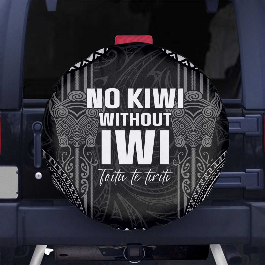 Aotearoa Toitu Te Tiriti Spare Tire Cover No Kiwi Without Iwi LT05 - Polynesian Pride