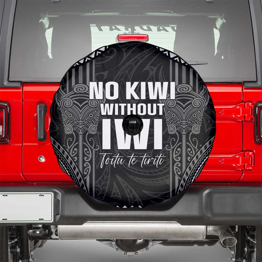 Aotearoa Toitu Te Tiriti Spare Tire Cover No Kiwi Without Iwi LT05 - Polynesian Pride