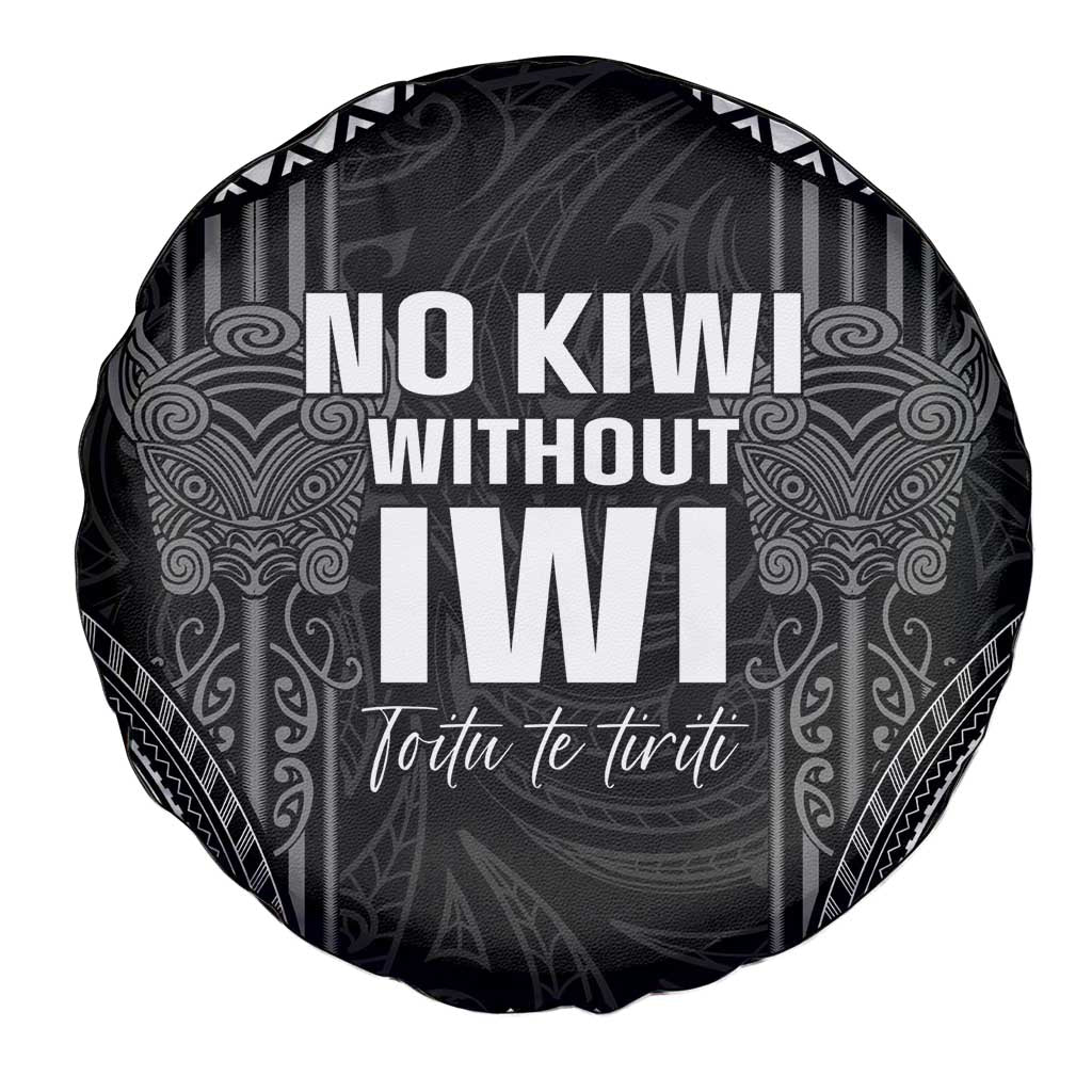 Aotearoa Toitu Te Tiriti Spare Tire Cover No Kiwi Without Iwi LT05 - Polynesian Pride