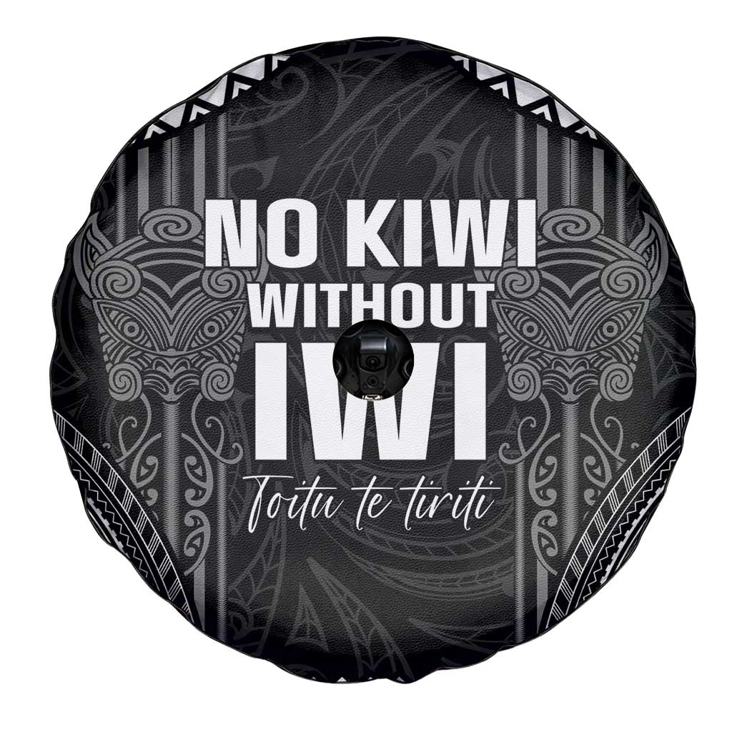 Aotearoa Toitu Te Tiriti Spare Tire Cover No Kiwi Without Iwi LT05 - Polynesian Pride